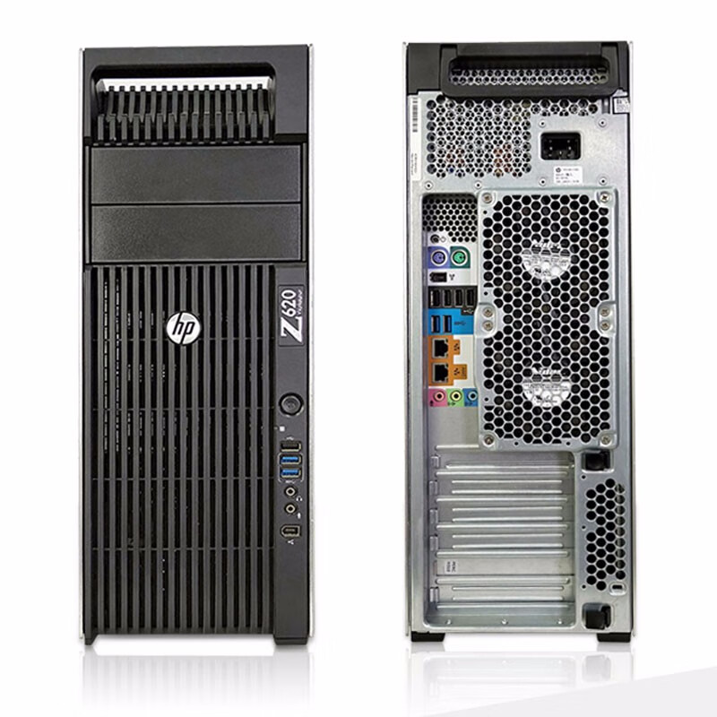HP (HP) Z620 second-hand graphics workstation dual-channel Xeon 24-core 48-thread independent display three-dimensional construction PR PS Douyin video production host Shandong customer customization