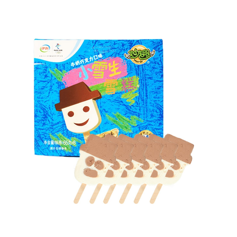 Yili Miaoqu Xiaoxue Raw Milk Chocolate Ice Cream 65g*6