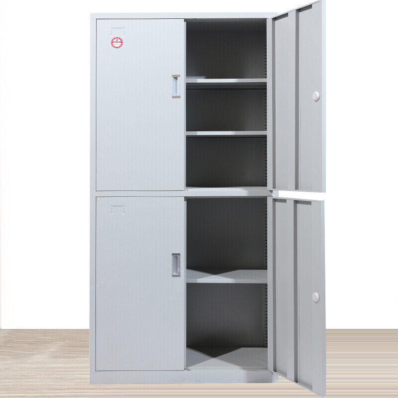 Wanzun Steel Storage Cabinet Iron Sheet File Cabinet Information Cabinet with Double Section WZ-WJG-SJ
