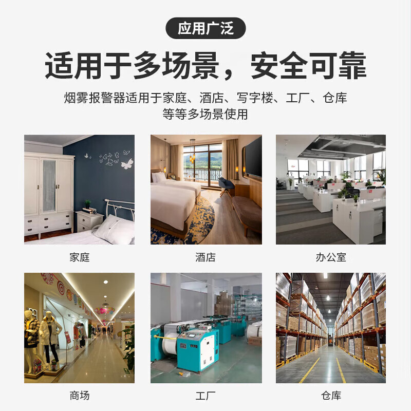 Senhongyuan PG-S02 smoke alarm independent smoke detector national standard 3C certified wireless smoke sensor household fire protection smoke alarm fire acceptance fire smoke sensor