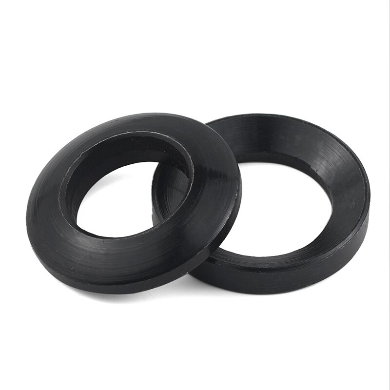 Jinggong black GB849 spherical washer and GB850 conical washer concave and convex gasket 6-64 64 (1 set)