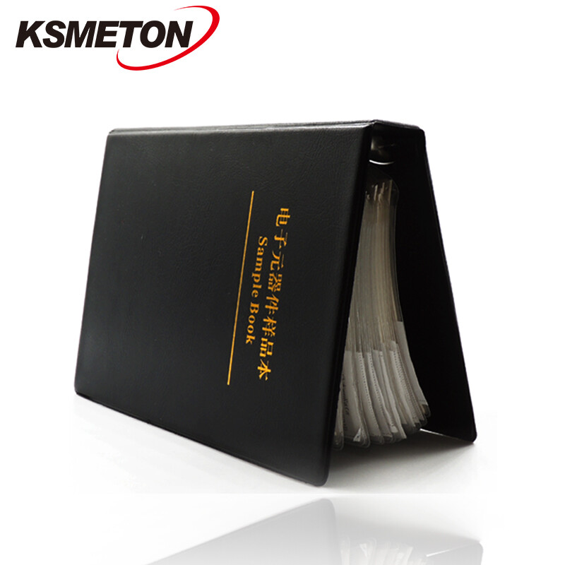 Capacitor Book SMD Capacitor Pack 0201 0402 0603 0805 1206 Capacitor Component Capacitor Component Sample Book 1206 Capacitor Book (50 each of 80 types)