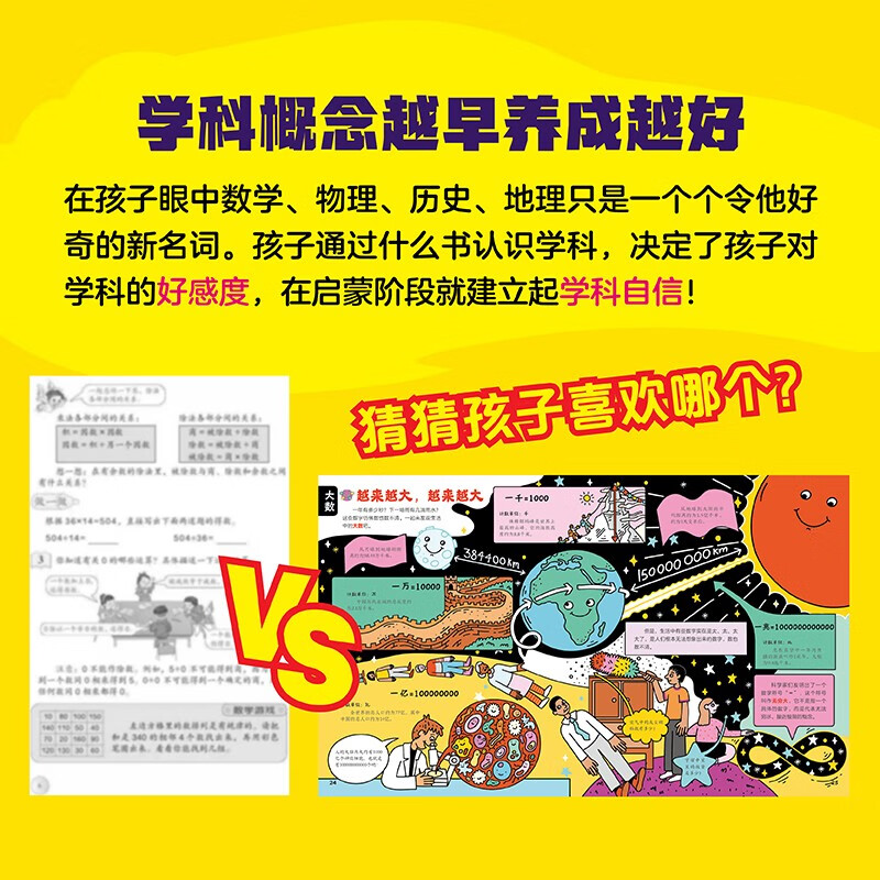 Encyclopedia for children, mathematics, physics, chemistry, biology, world history, Chinese history, natural science enlightenment picture books, 12 volumes