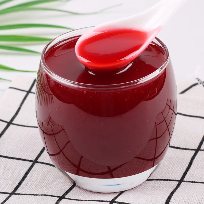 Collect tea flavor 2kg concentrated juice puree commercial orange juice kumquat lemon drink thick pulp milk tea shop raw materials strawberry flavor concentrated juice puree