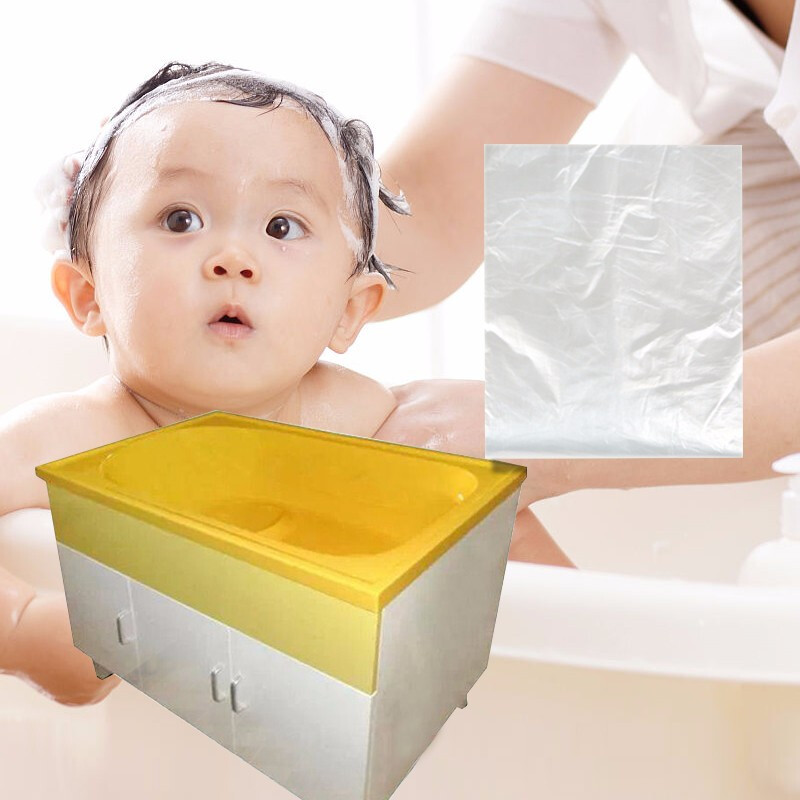 YALIZ1 pack of 100 sheets 130*160 disposable hospital isolation film baby bath bath film baby swimming pool single film