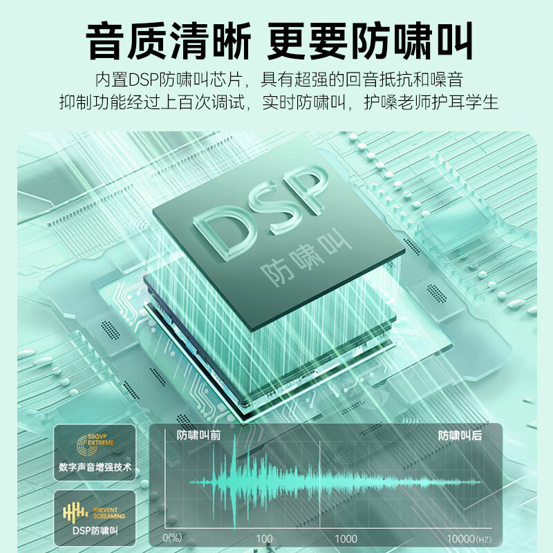 Sony Ericsson (soaiy) S318 Little Bee loudspeaker for teachers special anti-howling Bluetooth speaker audio TF card built-in 300 recording speaker microphone outdoor portable tour guide shopping guide teaching