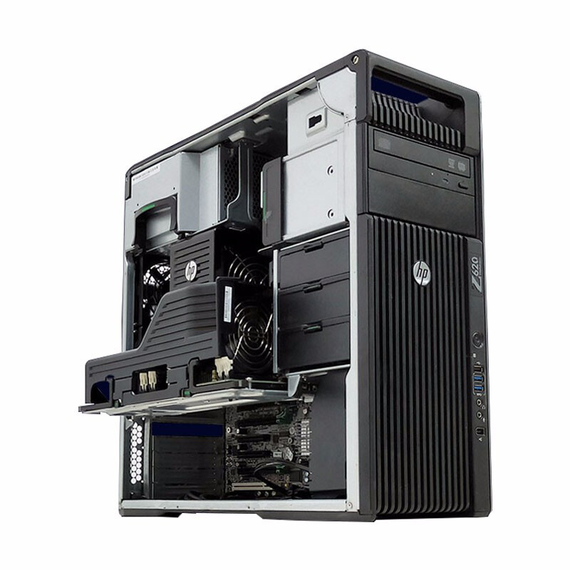 HP (HP) Z620 second-hand graphics workstation dual-channel Xeon 24-core 48-thread independent display three-dimensional construction PR PS Douyin video production host Shandong customer customization