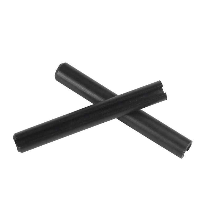 GUWANJI iron black elastic pin split pin spring pin positioning pin cylindrical pin hollow pin pin shaft pin M5*40 (50 pieces)