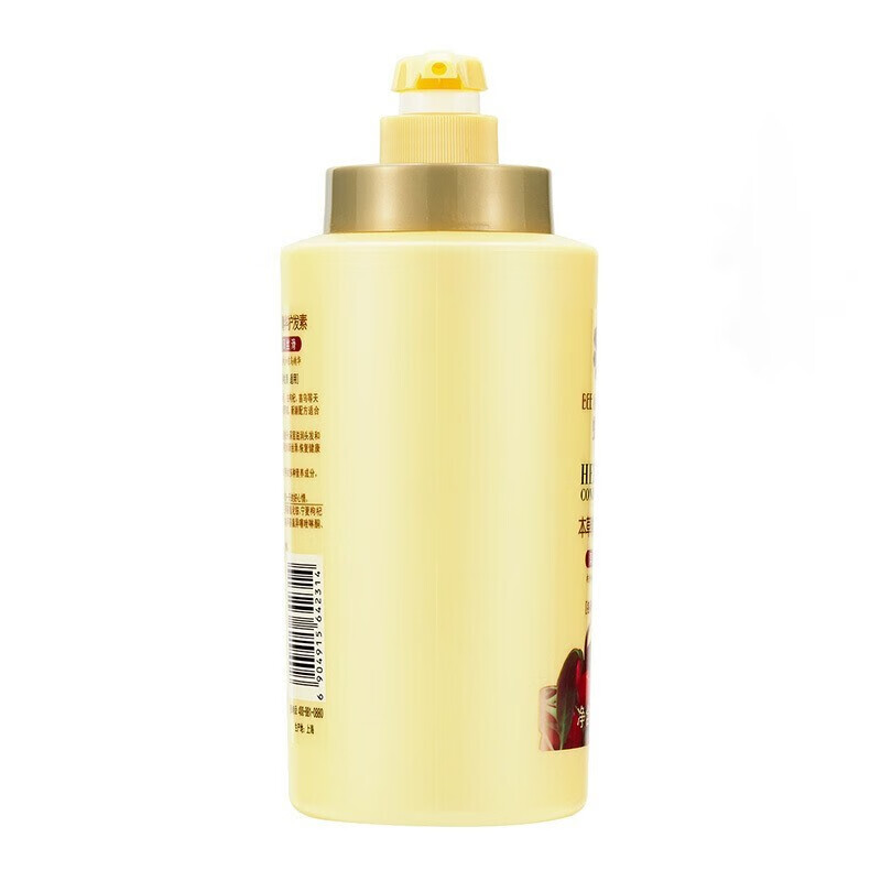 Bee Flower Conditioner 1L Moisturizing and Silky Herbal Essence Conditioner Large Bottle Care and Moisturizing Moisturizing Hair Conditioner for Men and Women Wolfberry + Shouwu 1L*2 Bottle Bee Flower