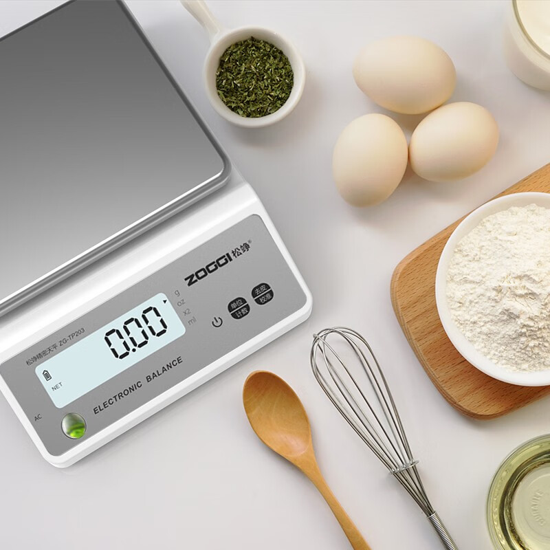 Songzhong German electronic balance scale 0.01g high-precision electronic scale gram precision laboratory analysis balance 0.001 gold traditional Chinese medicine jewelry gram scale 0.1g square plate - range 1200g accuracy 0.1g without weight