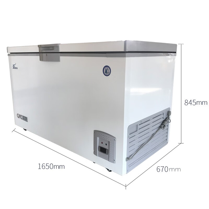 Jiesheng ultra-low temperature freezer horizontal 418 liters deep-cold low-temperature frozen commercial tuna sashimi sea fishing seafood experimental refrigerator warranty three years delivery to your door minus 65 degrees horizontal 418 liters 418 liters