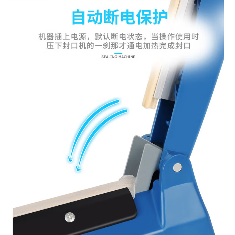 Hasdick Next Day Delivery Packaging Tools Manual Sealing Machine Safety Hand Pressure Commercial Sealing Packaging Machine Small Plastic Sealing Machine PFS-400A HKLY-183