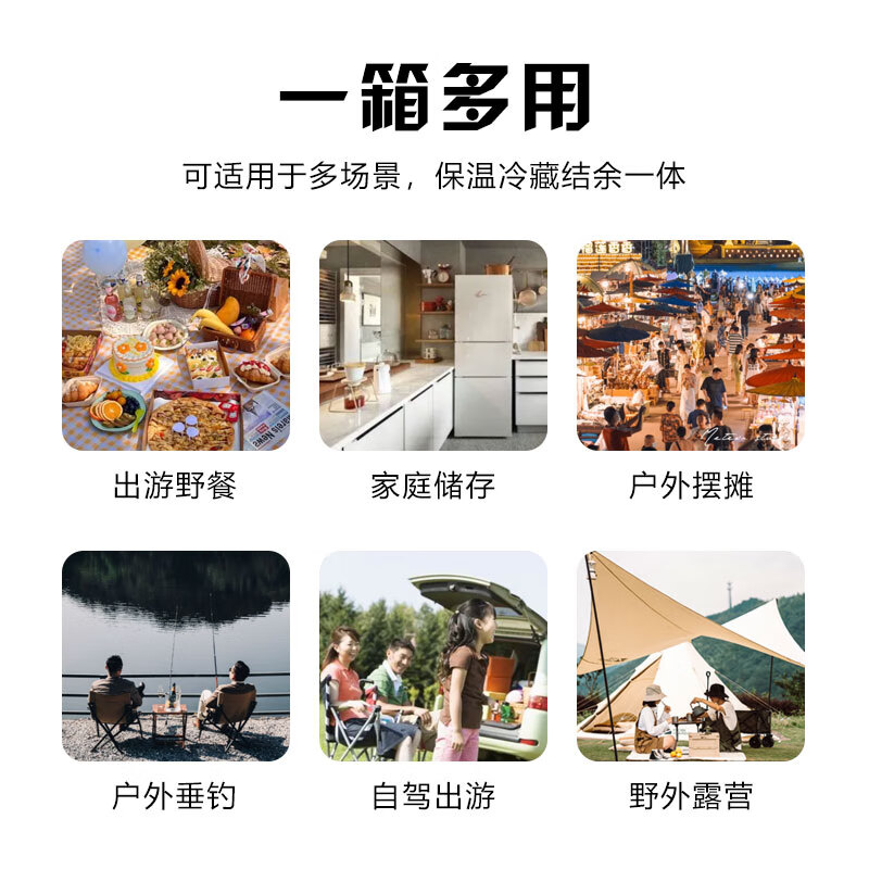 Opelson green 6 liter insulated box refrigerator portable small car fresh-keeping outdoor camping breast milk foam cold storage home