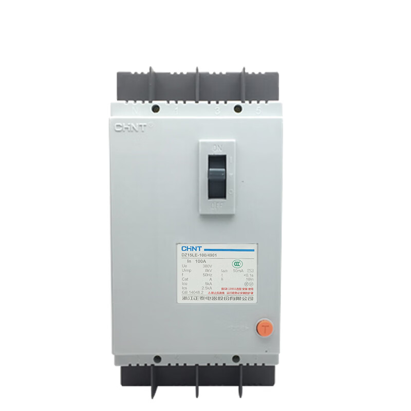 Circuit breaker with leakage protector switch DZ15LE290390490 leakage protection 40A63A100A 4p 40A