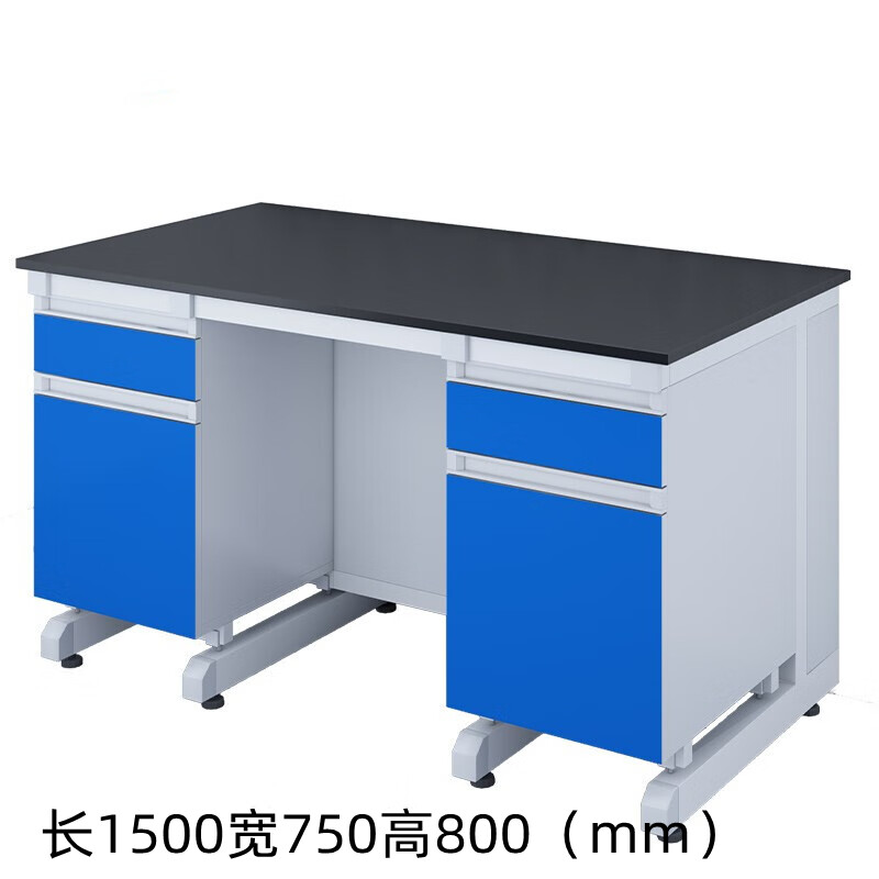 Qinfen laboratory bench steel wood side console laboratory workbench 1500*750*800mm laboratory test table QF43