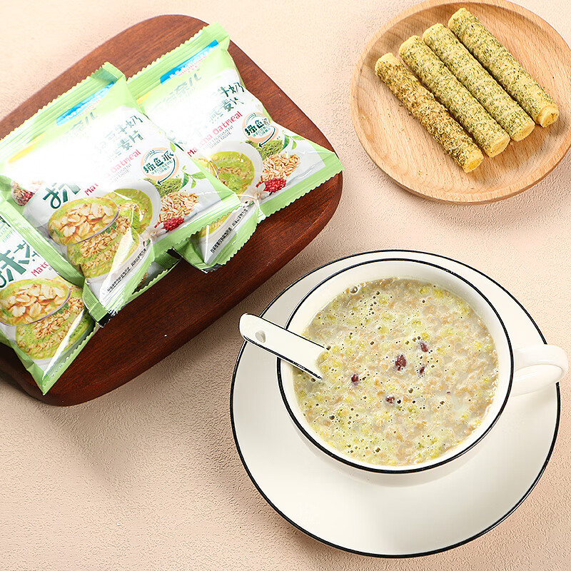 Wugunaier Fruit and Vegetable Cereal Milk Oatmeal Breakfast Ready-to-Eat Nutritional Oatmeal Food 728G Coconut Shredded Banana Strawberry Coconut Milk Oatmeal Bag