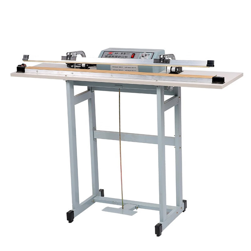Yifei fast continuous foot sealing machine commercial fully automatic high power vertical foot heat shrinkable film sealing and cutting machine SF-700 foot sealing machine direct delivery from the manufacturer
