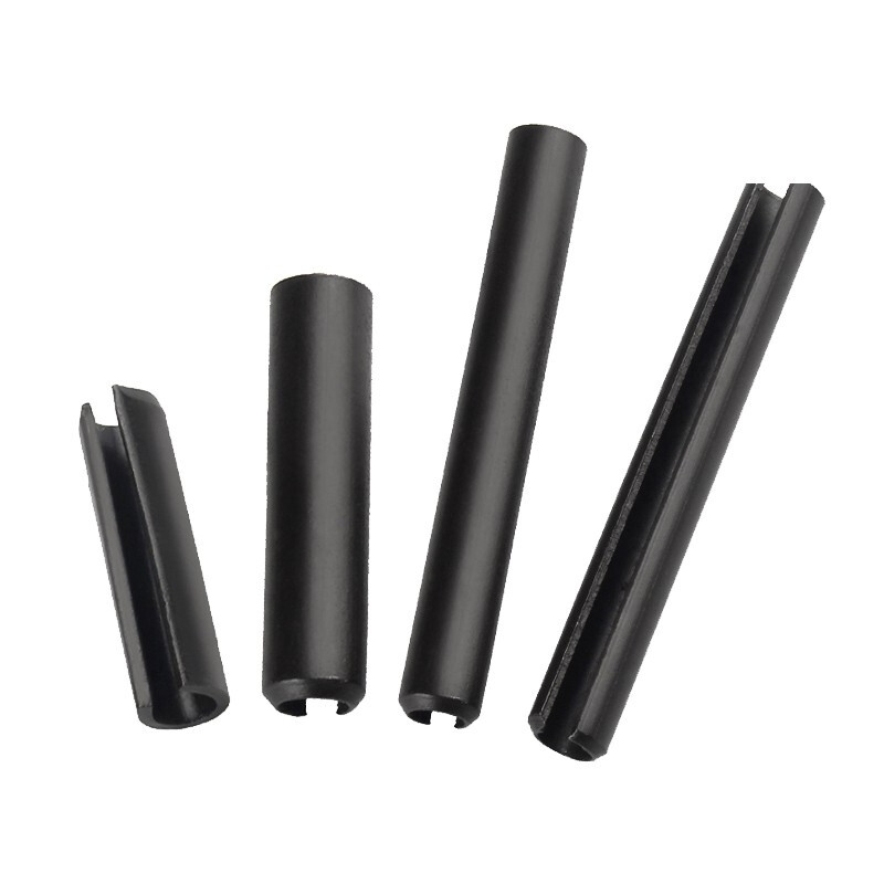 GUWANJI iron black elastic pin split pin spring pin positioning pin cylindrical pin hollow pin pin shaft pin M5*40 (50 pieces)