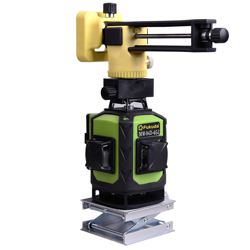 Fukuda floor-mounted wall level 12-line plastering wall infrared level meter laser leveling meter thin line strong light 12-line green light wall-to-ground all-in-one machine