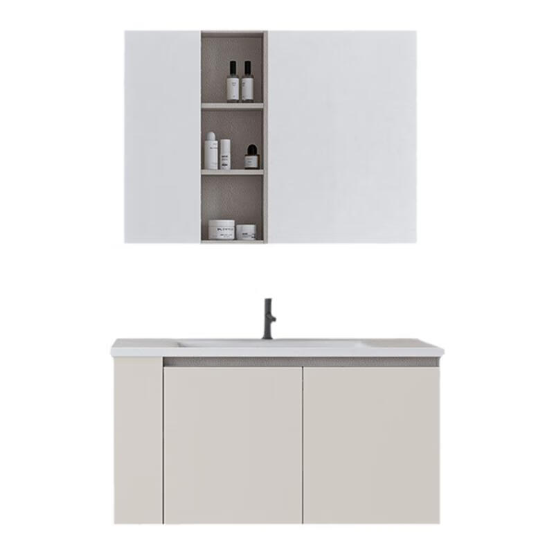 Gold Medal Kitchen Cabinet Bathroom Cabinet Customized Washbasin Washbasin Cabinet Combination Bathroom Washstand Ceramic Integrated Basin Mirror Cabinet Combination Customized Prepayment Inquiry Customer Service for Details