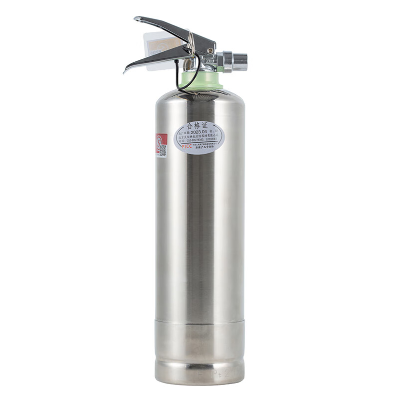 Shenlong water-based stainless steel fire extinguisher 950ml new energy electric vehicle-mounted home camping fire extinguisher