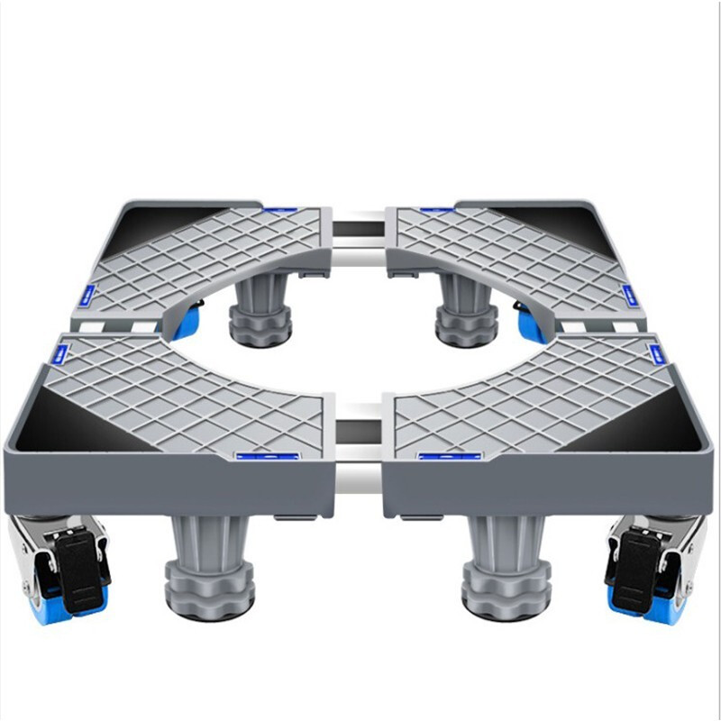 Shield Elephant drum washing machine base frame removable universal wheel storage rack universal refrigerator bracket sub-bracket shock-proof foot pads luxury double-tube upgraded model 12 suction cup feet