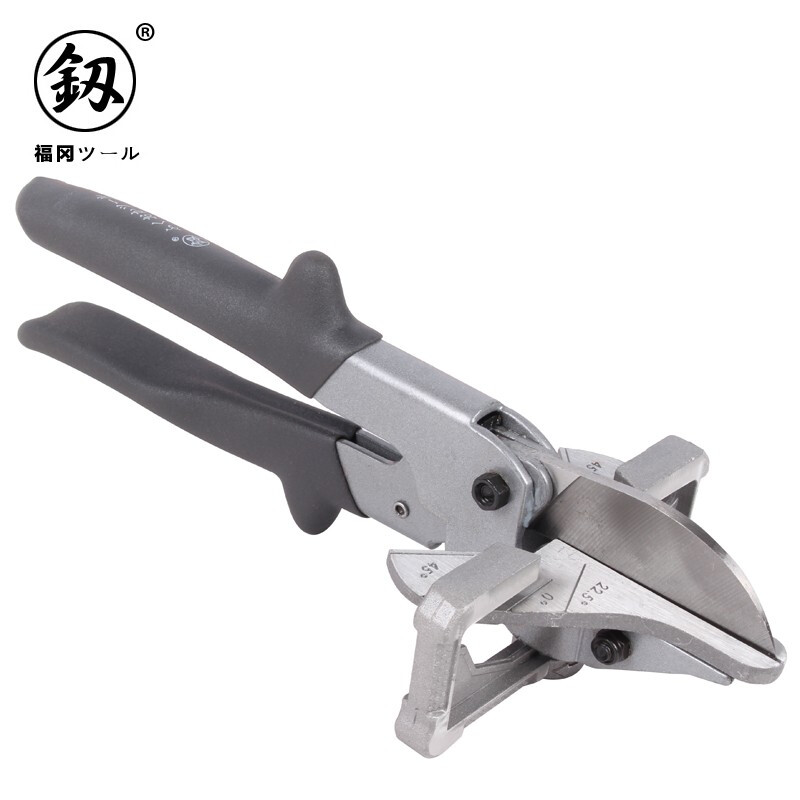 鰰Fukuoka Tools Angle Scissors Adjustable Cutting Groove Plastic Buckle Woodworking Scissors Angle Scissors FO-4004