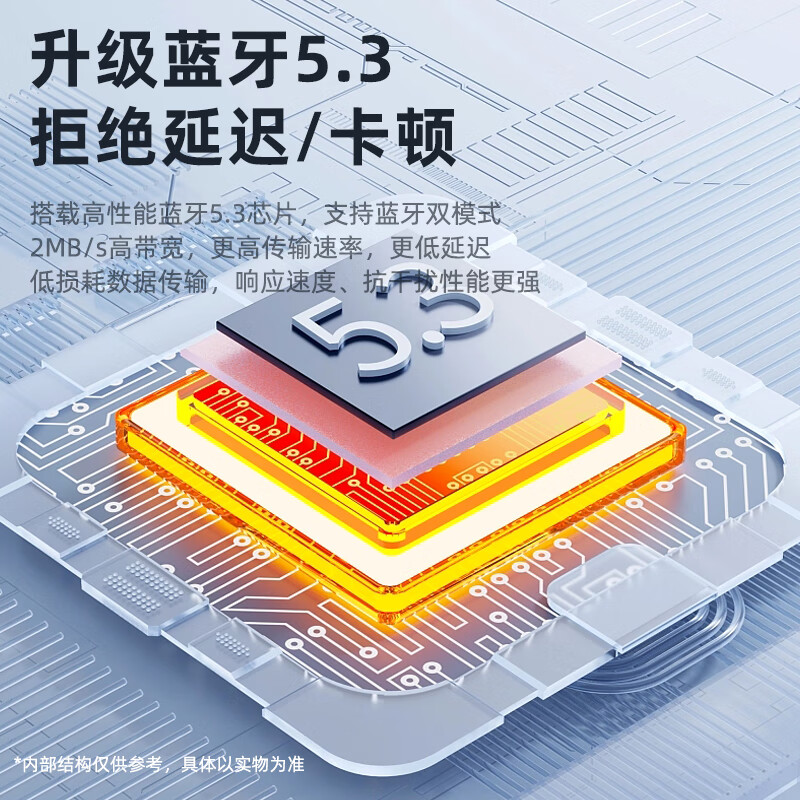 Biaz USB Bluetooth Adapter 5.3 Bluetooth Receiver Transmitter Driver-free Laptop Desktop Connection Keyboard Mouse External Audio Speaker Wireless Bluetooth Headset