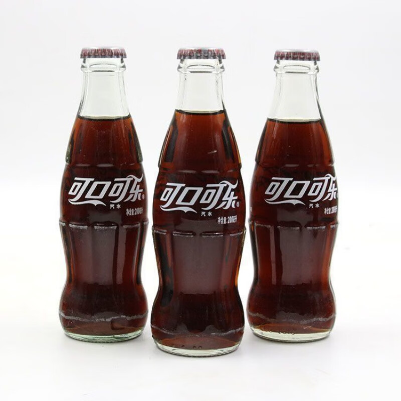 Coca-Cola Sprite Fanta Soda 200ml 6 bottles glass bottle summer carbonated drink 200ml Fanta 3 bottles orange flavor + 3 bottles apple flavor