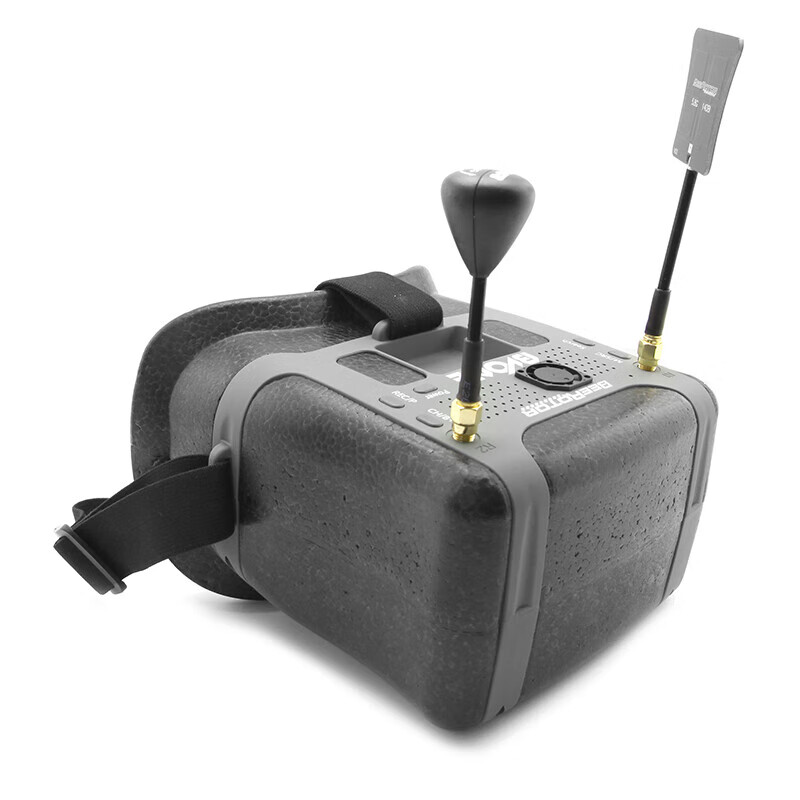 BeeRotor second generation DVR version FPV video glasses lens wearable 5.8g 40 channel image transmission through machine glasses standard +3S2200mAh lithium battery BeeRotor glasses second generation DVR