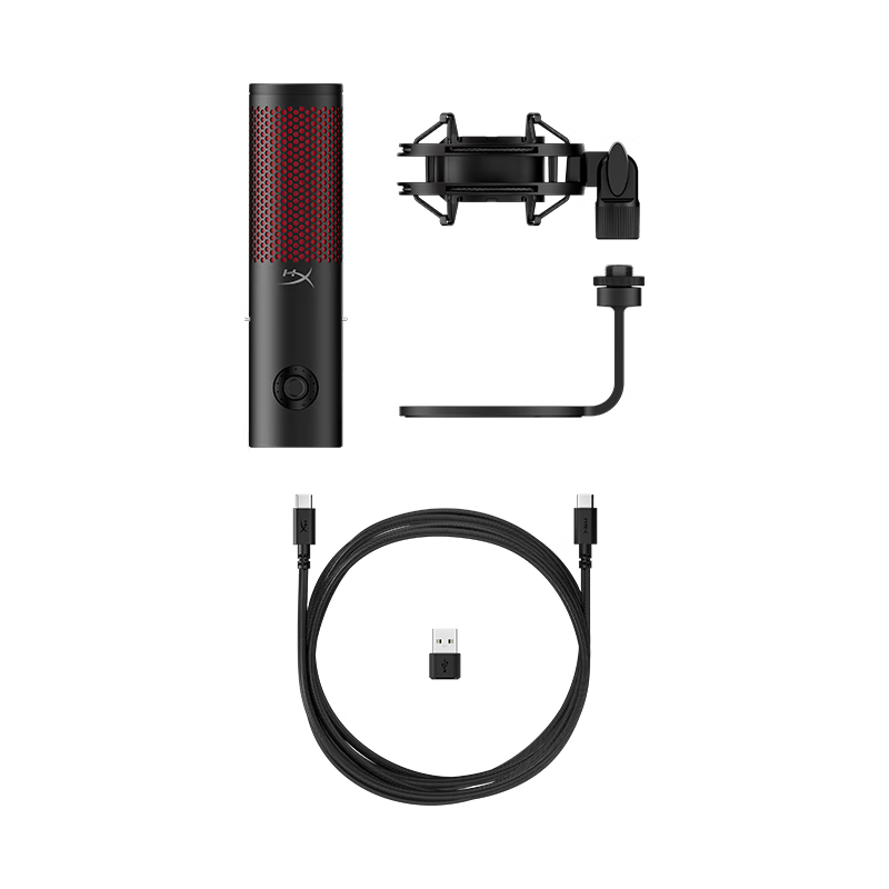 Extremely Unknown (HYPERX) Quad Cast 2 Sound Wave 2 Professional Microphone Detachable Shock Absorber Adapted to Delta Action