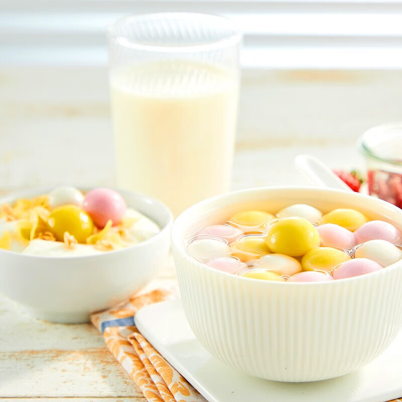 Missing Little Tangyuan Combination (Strawberry, Black Sesame, Peanut) 300g*3 About 230 Yuanxiao Breakfast Desserts