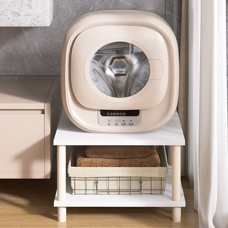 Small washing machine base bathroom small pulsator heightening storage rack underwear mini floor storage rack regular model 1 layer 35*35*11.6