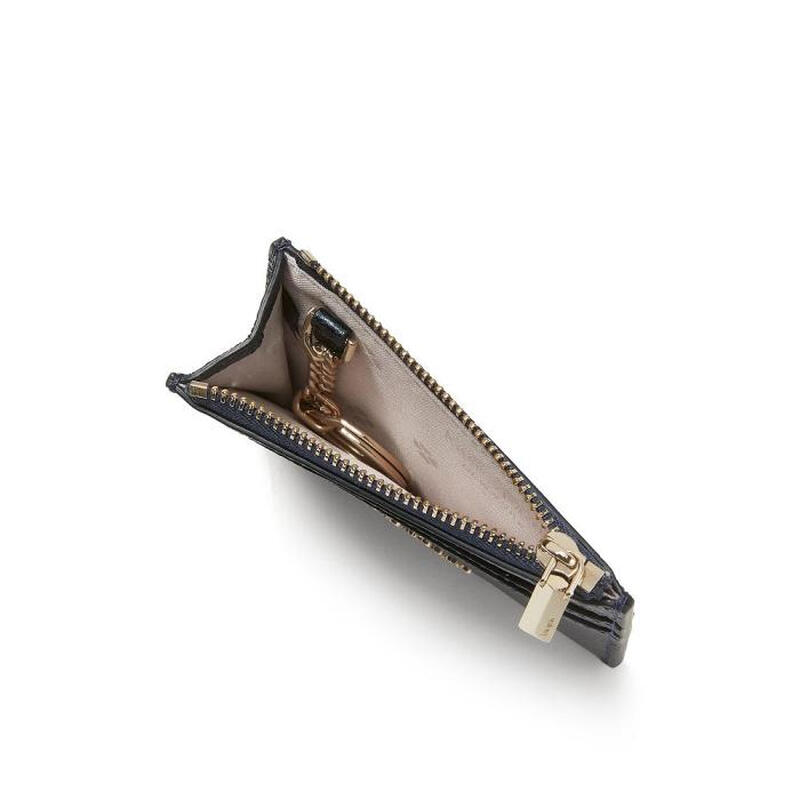 KATE SPADE luxury fashion brand women's wallet black leather card holder simple and fashionable 12383150 Black os