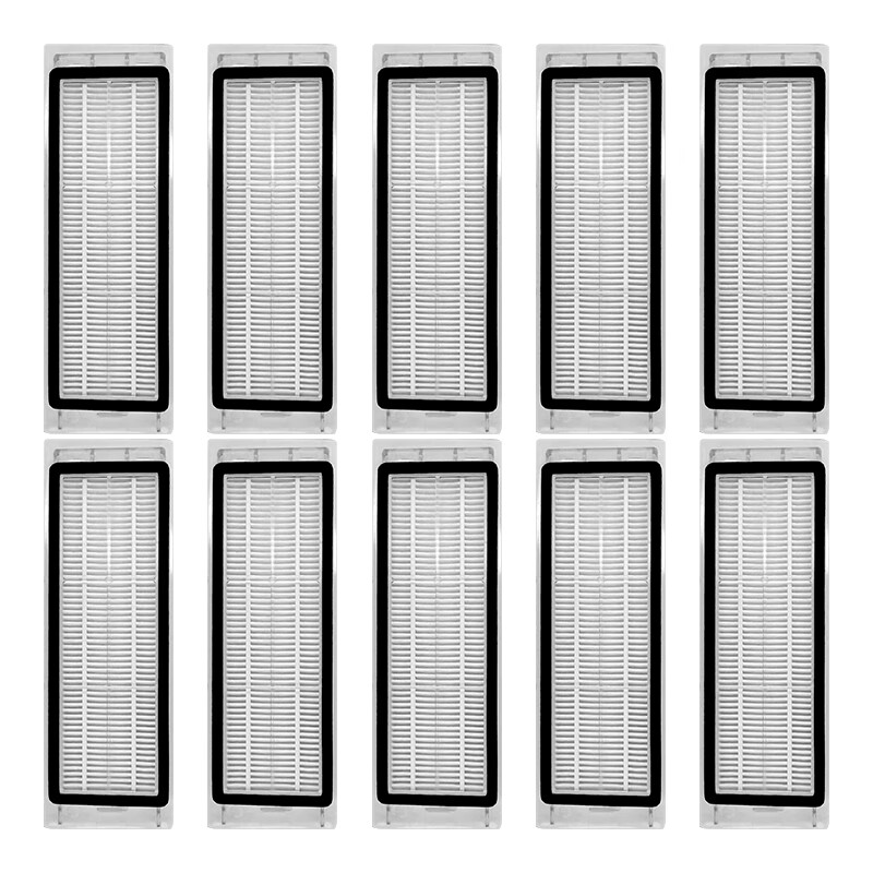 Jingxi is suitable for Roborock sweeping robot accessories T7/T7 Pro dust box filter water tank mop holder side brush main brush 2 filters + 1 main brush