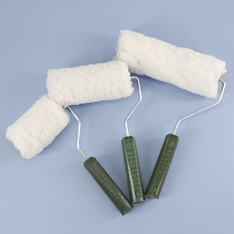 Hasdick roller brush 4 inches (5 pieces) medium long hair roller brush latex paint paint roller brush wall brush tool HKZX-14