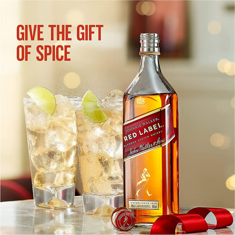 JOHNNIE WALKER Red Label 700ml Scotch Blended Whiskey Original Bottle Original Imported Wine Six Bottles Red Label 700ml Beaded and Coded-Six Bottles