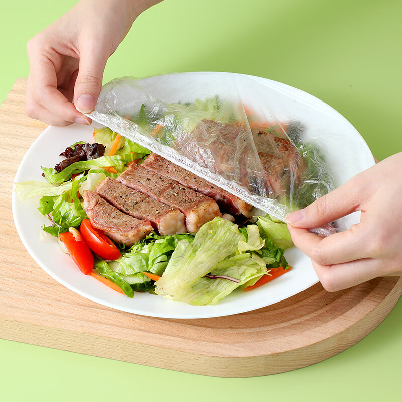 Meliya Preservation Cover Disposable Food Grade Preservation Film Cover Silver Ion Antibacterial Dust Cover Antibacterial Type-100 Pack