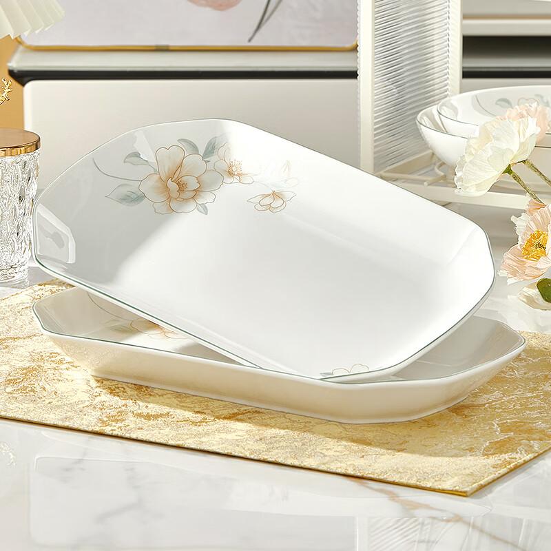 Liuhao Jingdezhen underglaze color ceramic flavor dish seasoning sauce sauce dish household small fresh and high-looking ceramic small dish 6-inch noodle bowl 1