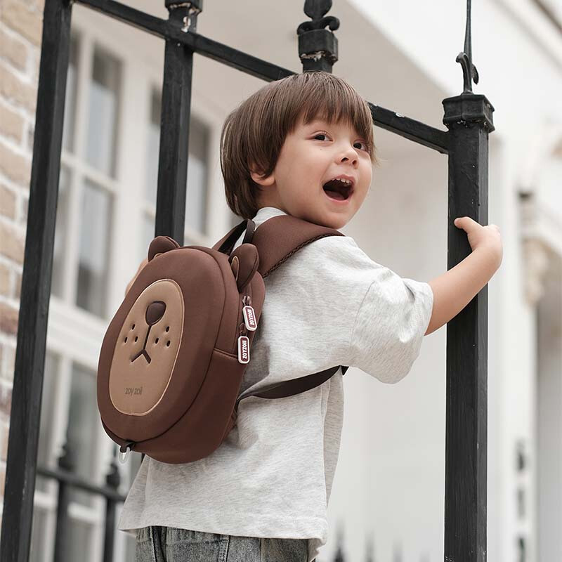 Zoy zoii anti-lost backpack children's traction bag baby bag boy 2-5 baby growth gift cute and light travel