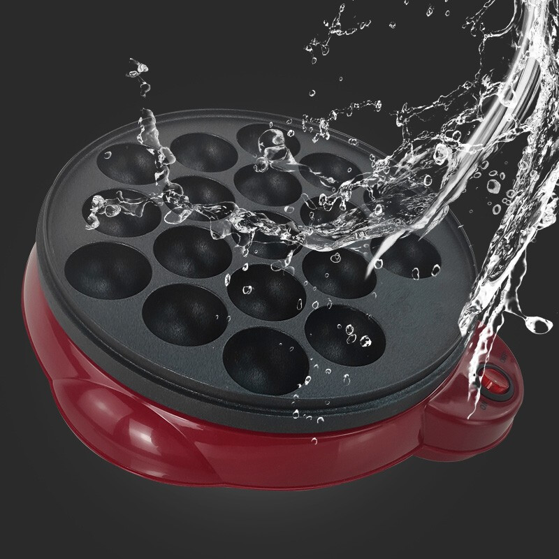 Chef Cai's household octopus meatball machine multi-functional small electric octopus roasting machine quail egg barbecue pot egg waffle 18-hole non-stick baking pan machine