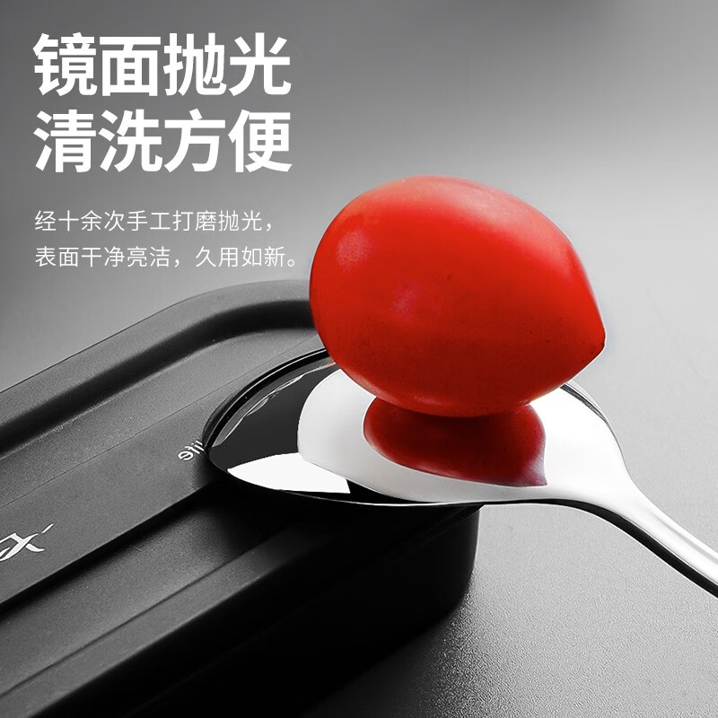 Guangyi 316L stainless steel spoon wooden chopsticks single portable tableware set 316 chicken wing wood portable three-piece set