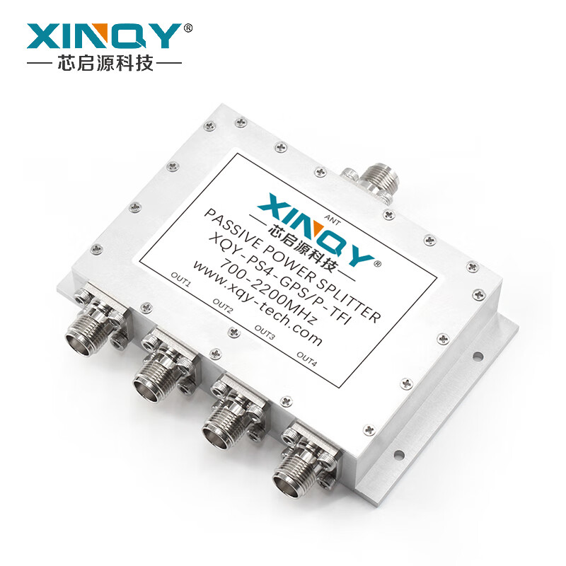 XINQY Xinqiyuan RF Power Splitter 1/4 SMA/TNC/N Beidou/Satellite GPS/GNSS 0.7-2.2G PS4-GPS/P-TFI