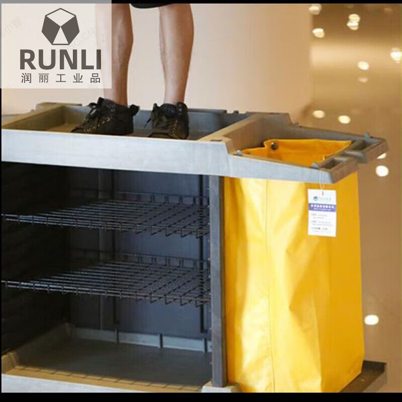 Suitable for Baiyun multi-purpose hotel linen cart, room service room entrance cart, cleaning cart, cleaning cart, hotel hand push, large three-layer, other area customer shooting options (
