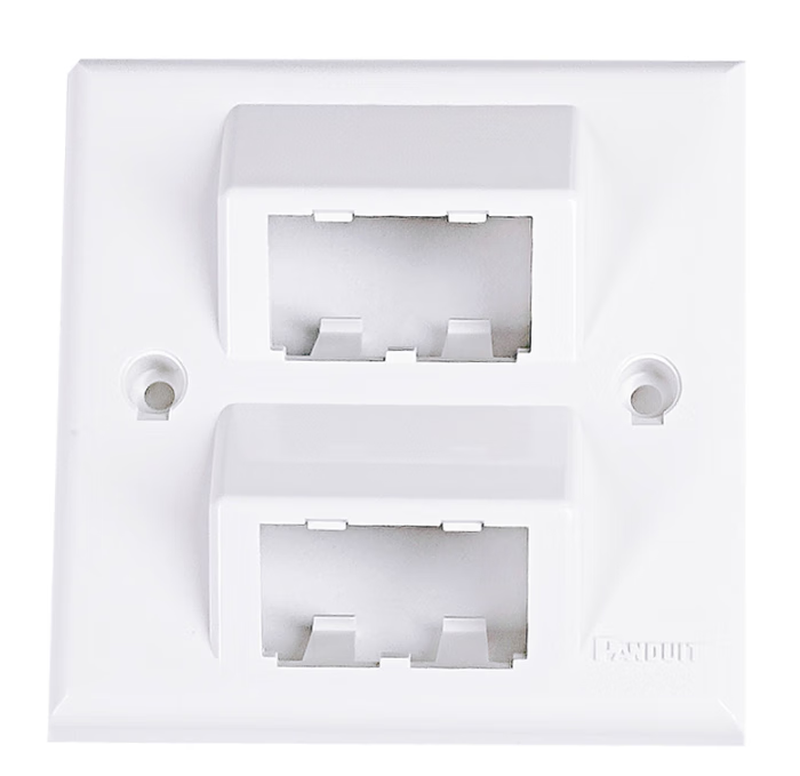 Panduit PANDUIT 4-port oblique port network cable panel CFP86S4IWY CJ688TGBU module CFP86S CMBIW panel plug