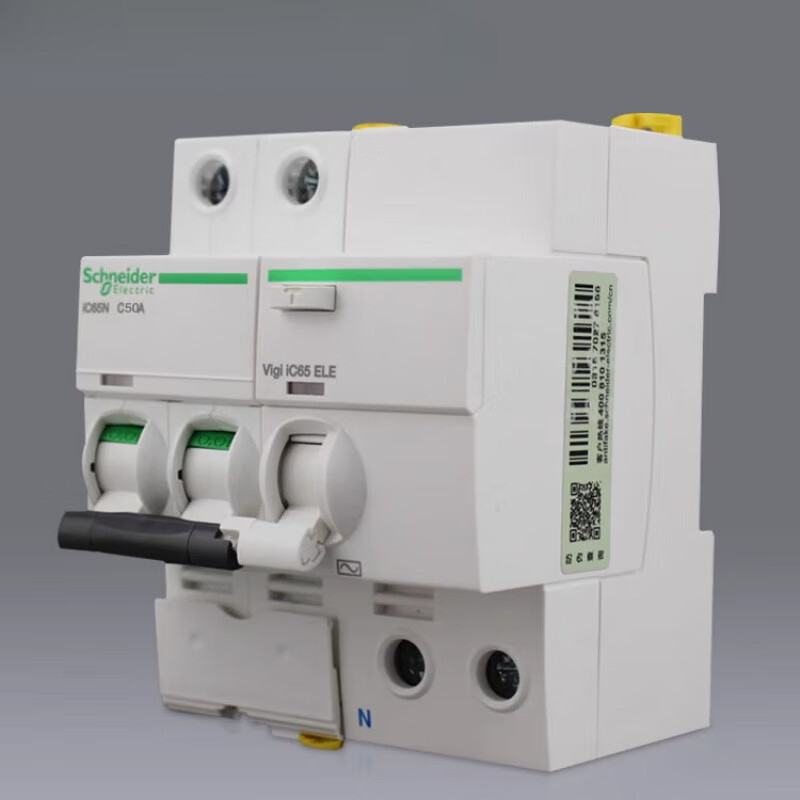 Schneider air switch household air switch 1p2P3P4P circuit breaker 32A 63a switch with leakage protection 3P 25A