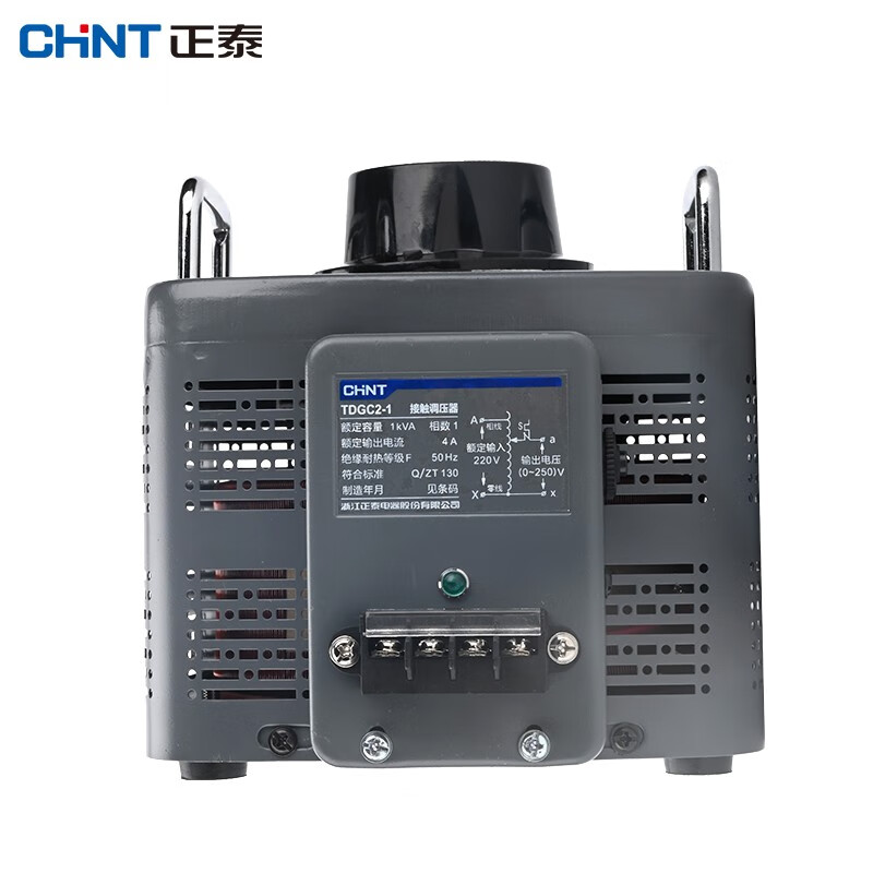 Chint single-phase voltage regulator 1000w input 220v voltage regulator TDGC2 1kva optional 0v-250v