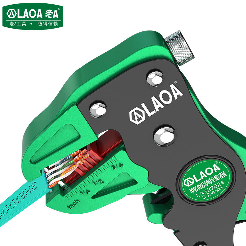 LAOA old A duckbill wire stripper multi-functional automatic wire cutting and stripping pliers LA322024