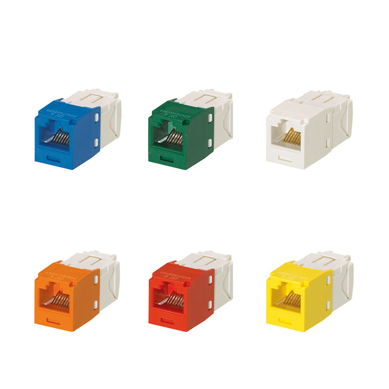 Panduit PANDUIT 4-port oblique port network cable panel CFP86S4IWY CJ688TGBU module CFP86S CMBIW panel plug