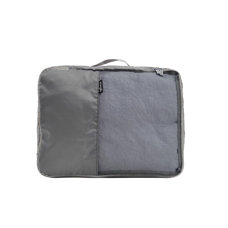 Travelers Club 4-piece travel luggage set, hard-shell trolley suitcase, portable storage cube, universal style